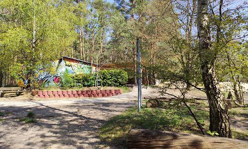 Strandbar vom Kletterwald aus gesehen